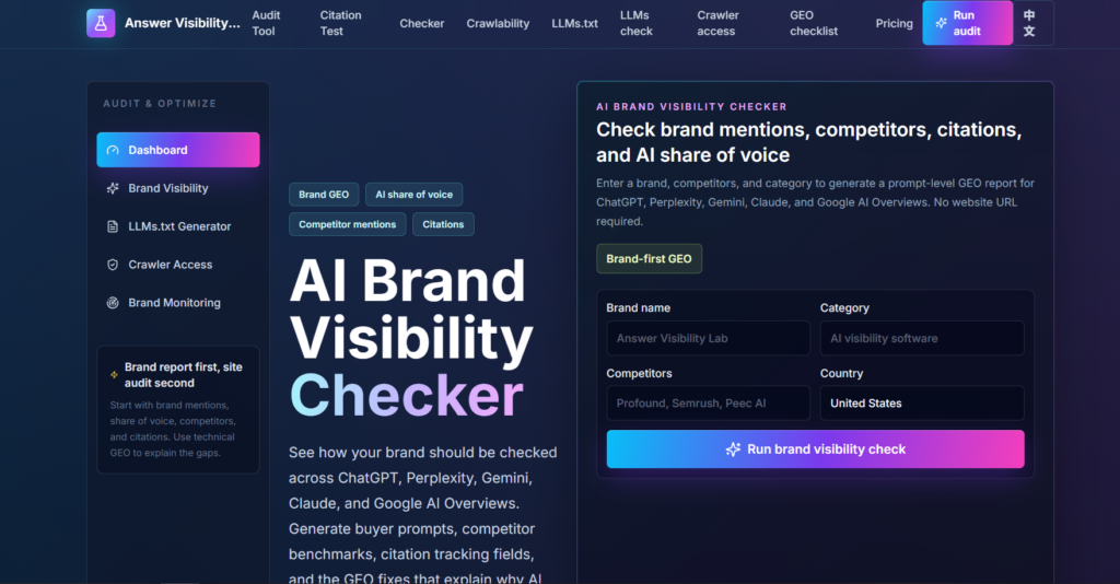 Answer Visibility Lab
