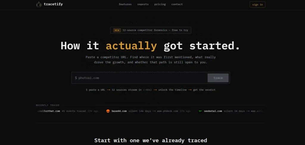 Tracetify